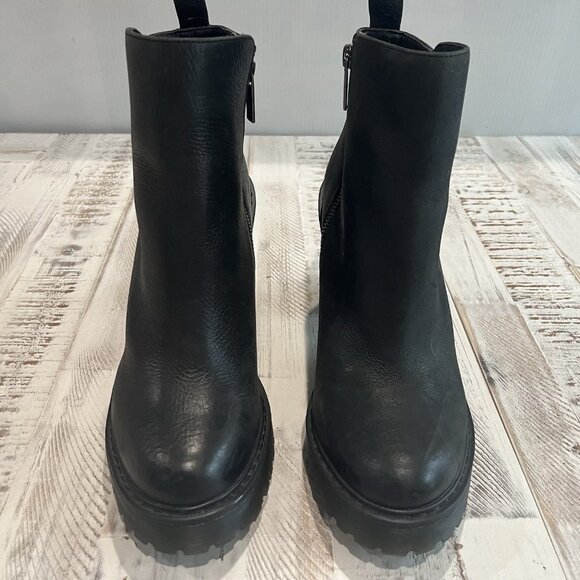 Dr. Martens Magdalena Boots Leather Platform Lug Sole - Picture 4 of 12